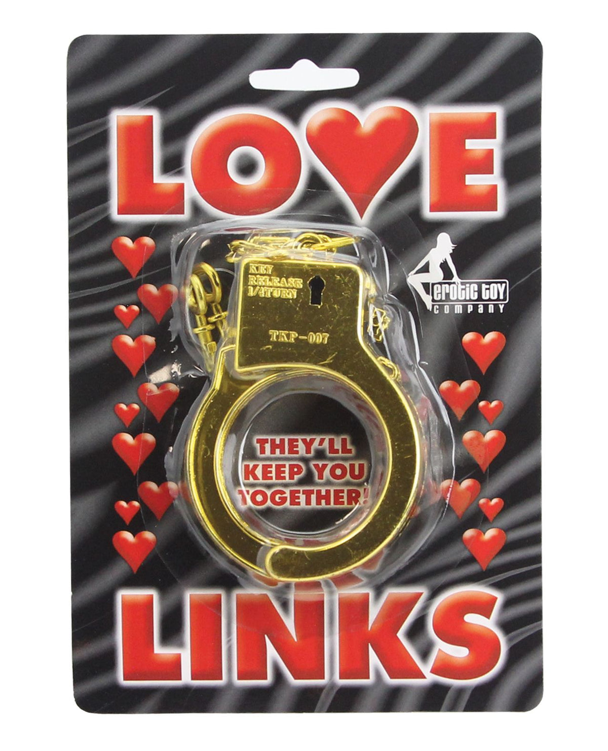 Gold Plastic Love Links Cuffs Cuffs - Tophatter Daily Deals