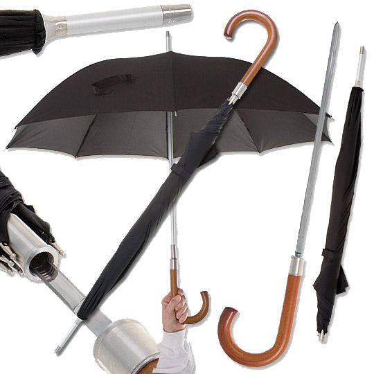 Dual Purpose Umbrella Walking Cane Sword - TOPHATTER'S ARMORY DEALS Collectible Weapons - Tophatter Daily Deals