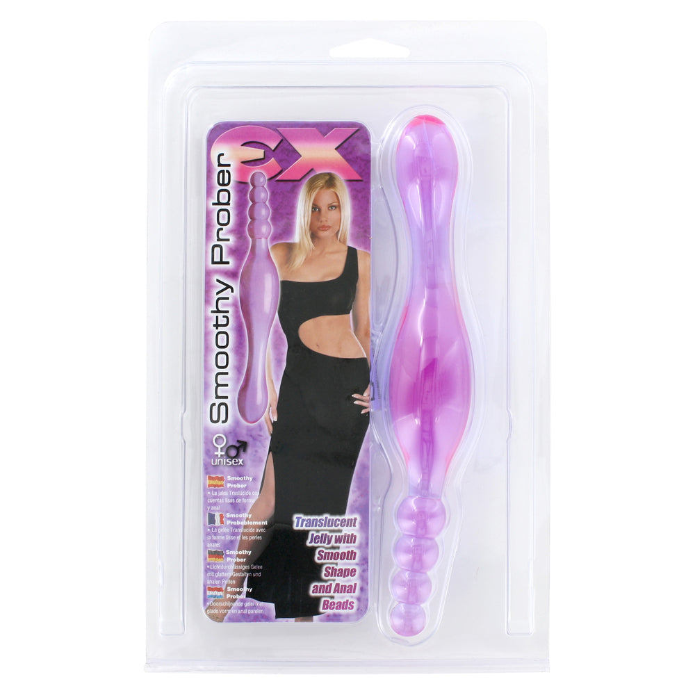 Smoothy Anal Prober Double-Tipped (Translucent Purple) 8 Inch – Anal Probe > Anal Range > Anal Probes - Tophatter Daily Deals