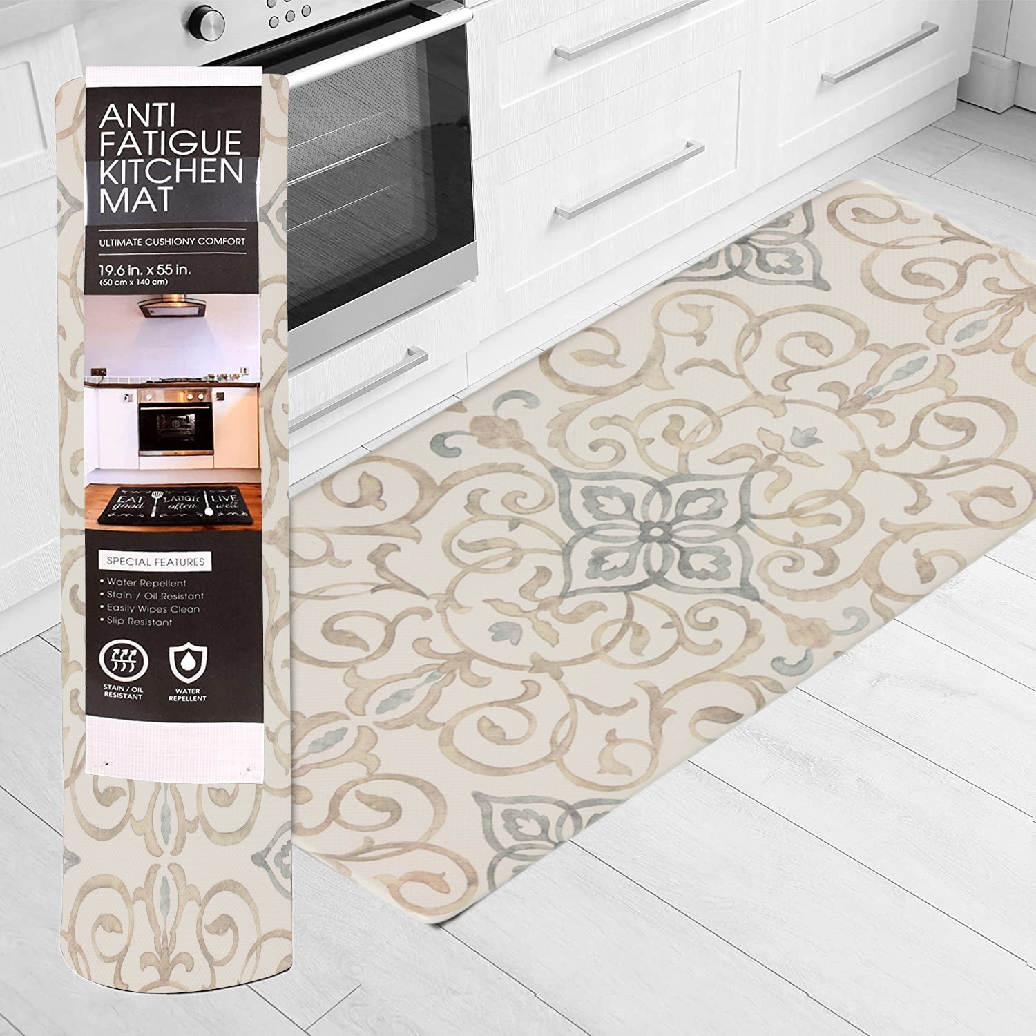 20"x39" Anti-Fatigue Embossed Floor Mat (RUSTIC MEDALLION) Anti-Fatigue Mats - Tophatter Daily Deals
