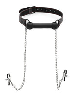 Silicone Bit Gag with Adjustable Nipple Clamps – Silicone BDSM Accessory > Bondage Gear > Gags and Bits - Tophatter Daily Deals
