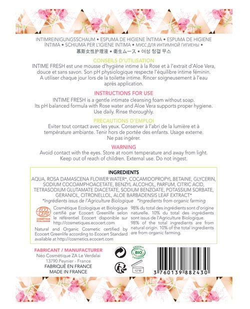 Organic Intimate Cleansing Foam Intimate Wash - Tophatter Daily Deals