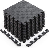 Interlocking Rubber Flooring for Gyms - Extra Thick Gym Flooring Interlocking Floor Mats Eva Soft Foam Mat Yoga Tiles 36pcs Exercise & Fitness - Tophatter Daily Deals