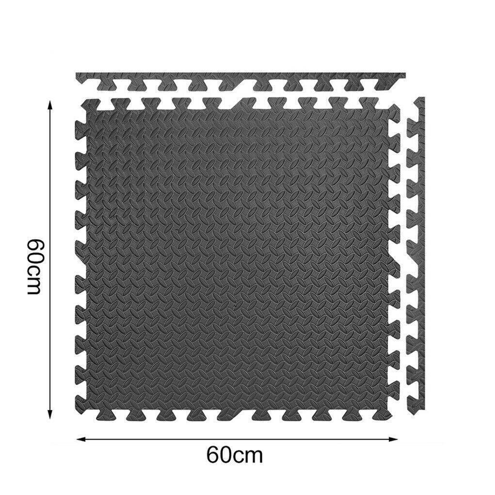 Interlocking Rubber Flooring for Gyms - Extra Thick Gym Flooring Interlocking Floor Mats Eva Soft Foam Mat Yoga Tiles Exercise & Fitness - Tophatter Daily Deals