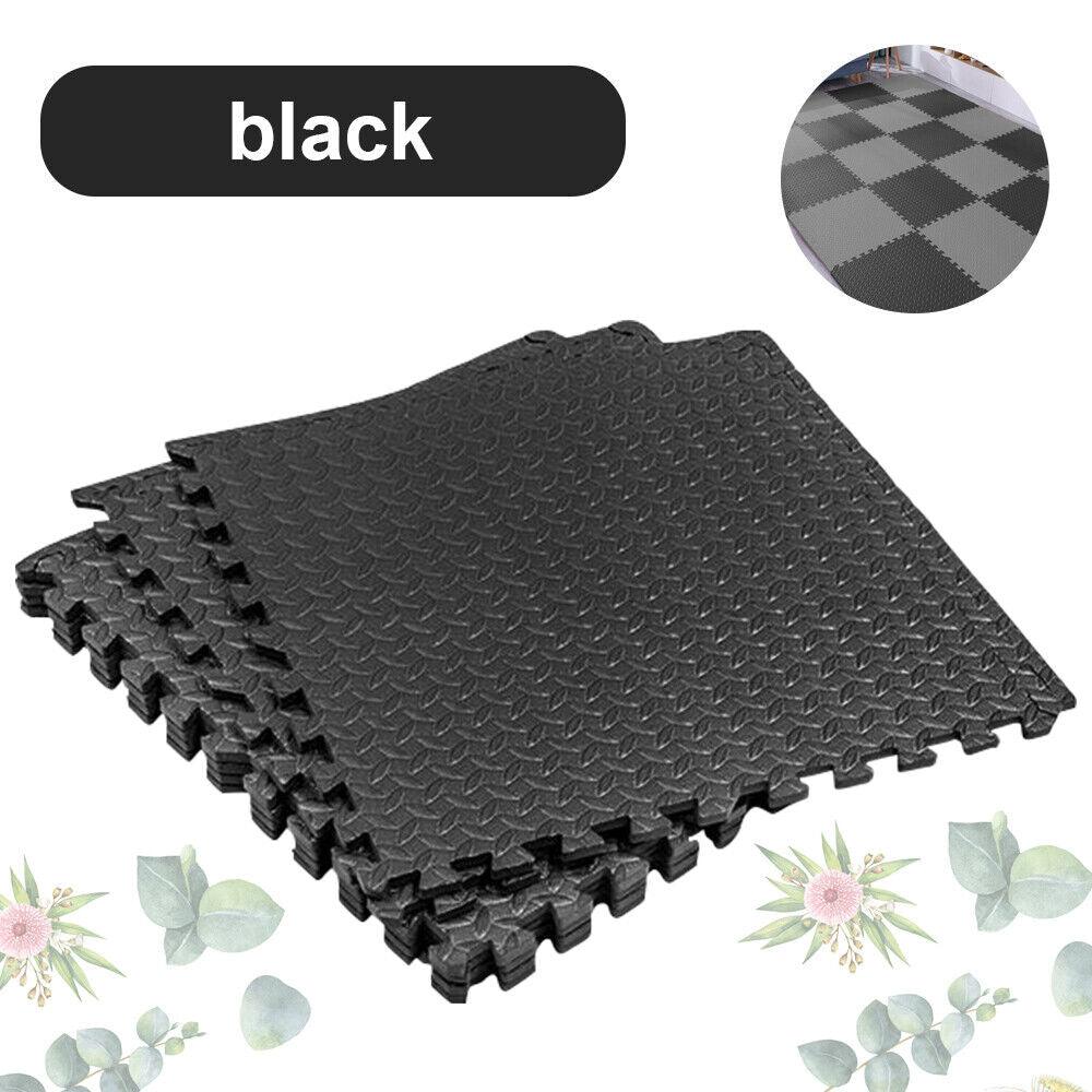 Interlocking Rubber Flooring for Gyms - Extra Thick Gym Flooring Interlocking Floor Mats Eva Soft Foam Mat Yoga Tiles Exercise & Fitness - Tophatter Daily Deals