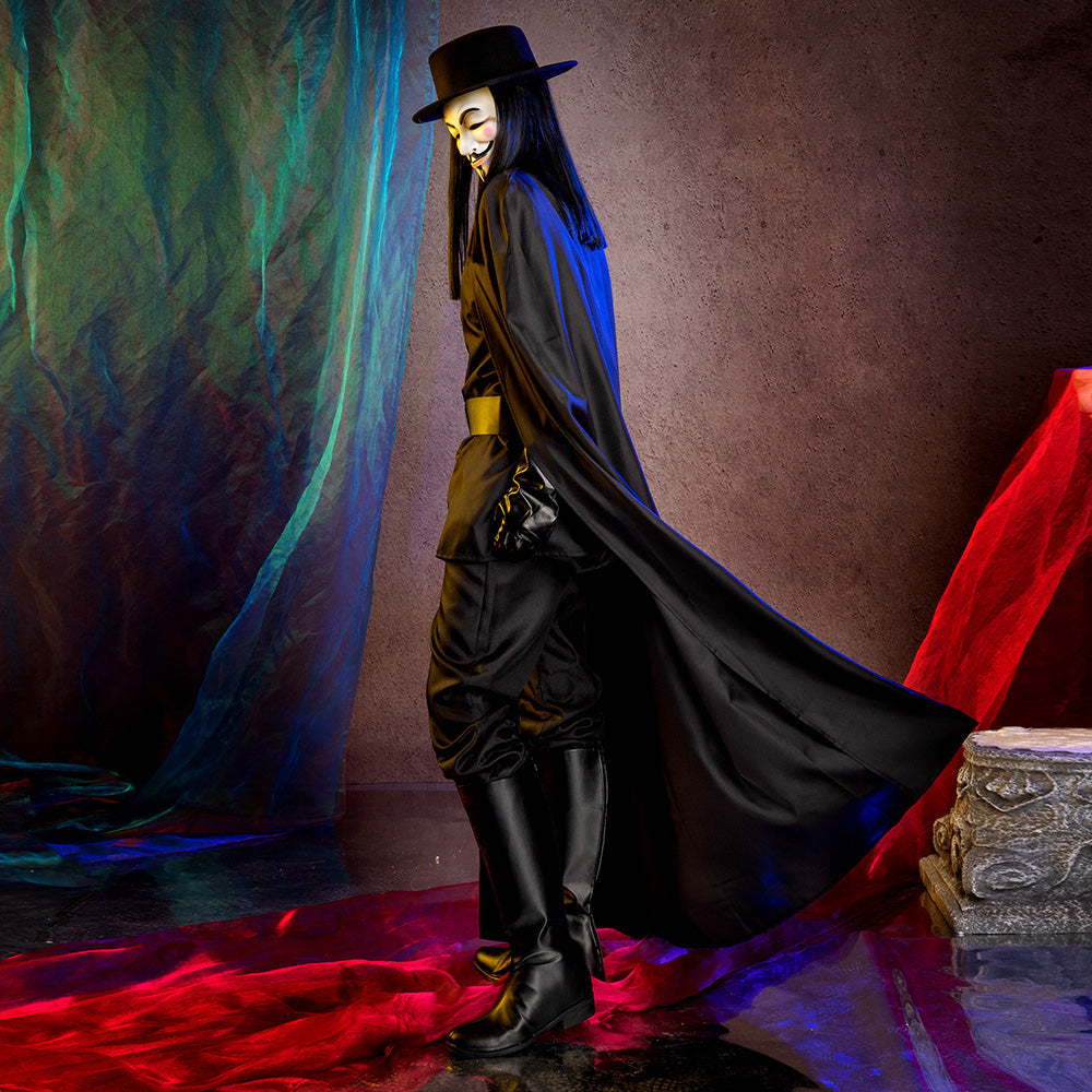 V for Vendetta V Cosplay Costume Costume - Tophatter Daily Deals