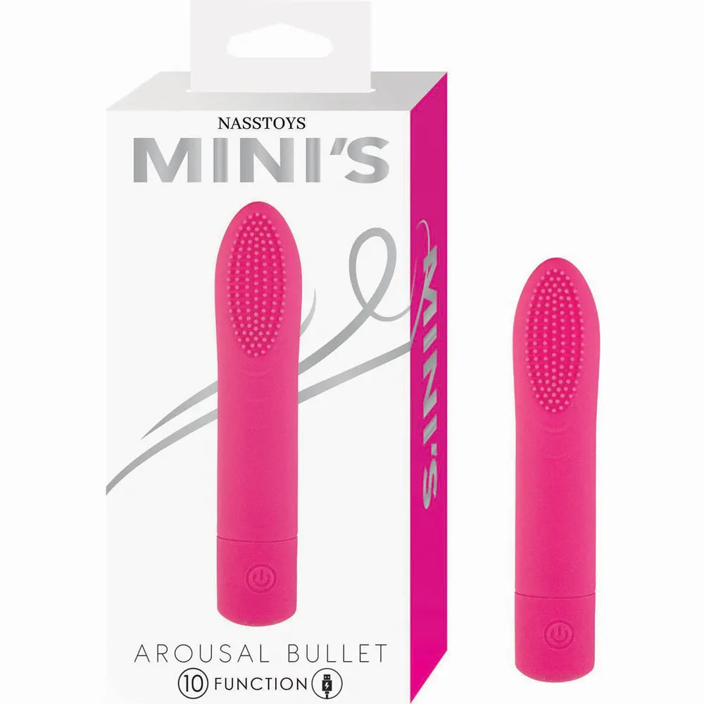 Nasstoys Minis Arousal Bullet – Silicone-Coated 4.625 Inch Bullet Vibrator > Vibrators > Mini Vibrators - Tophatter Daily Deals