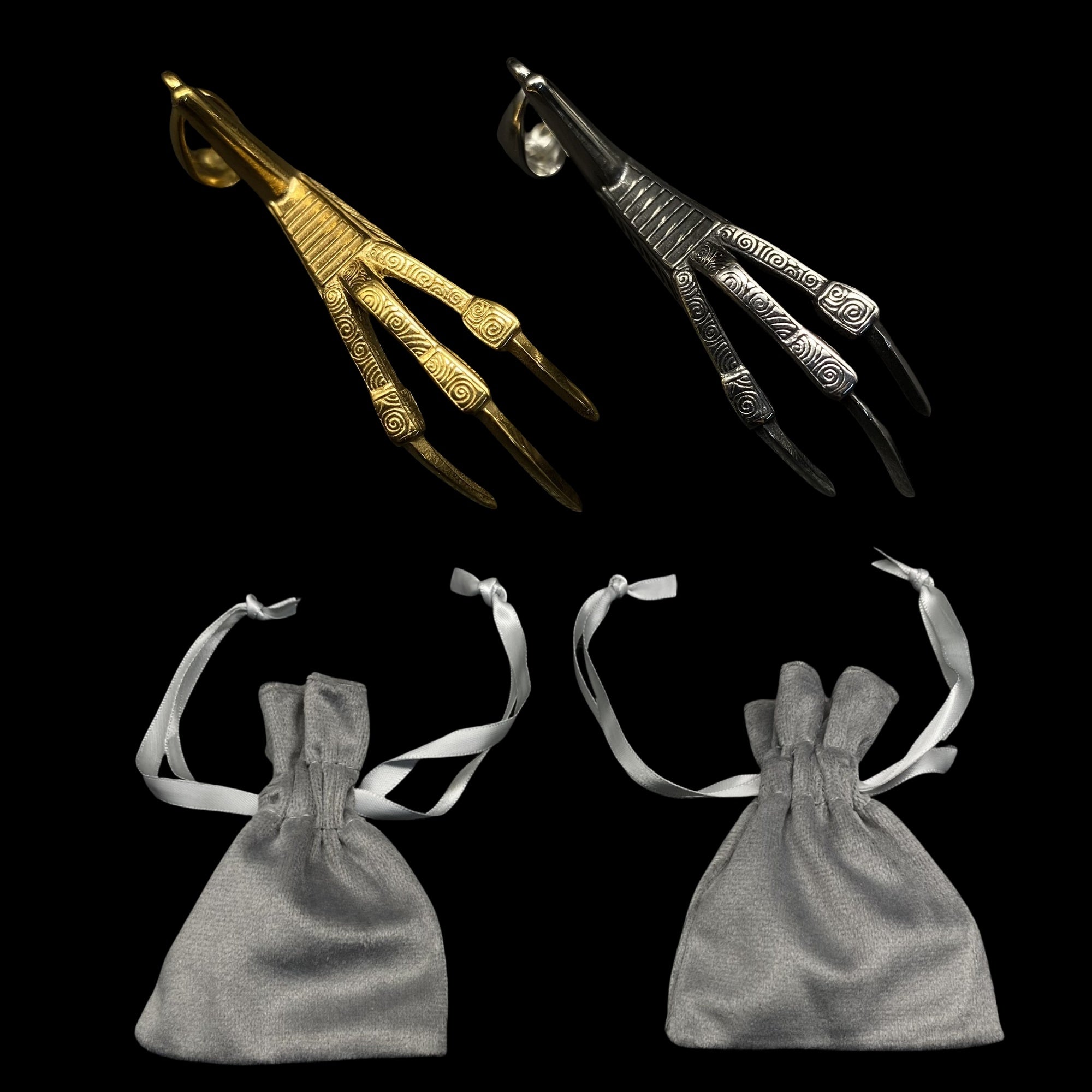 Lucan's Lucky Golden Claw Necklace - Tophatter Daily Deals