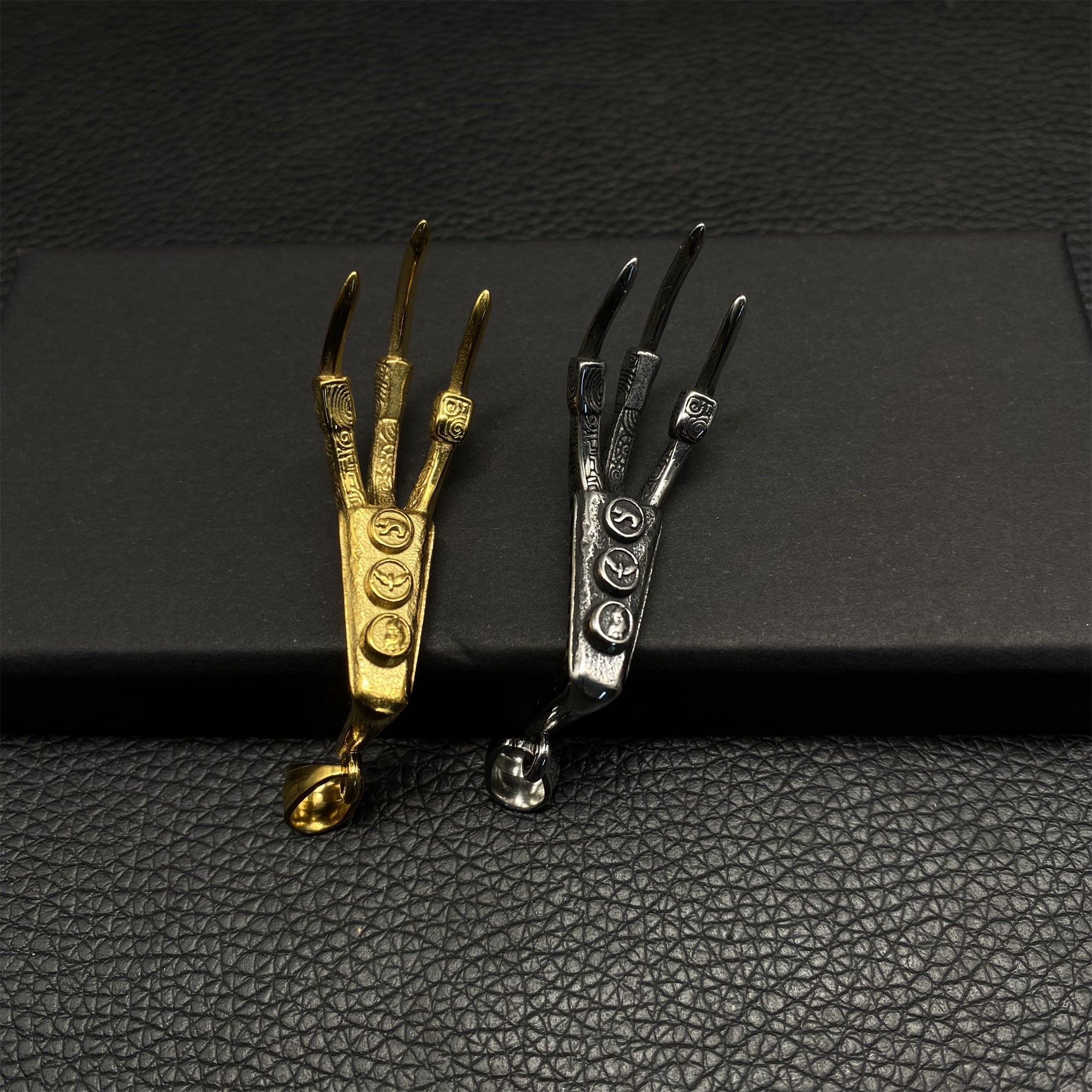 Lucan's Lucky Golden Claw Necklace - Tophatter Daily Deals