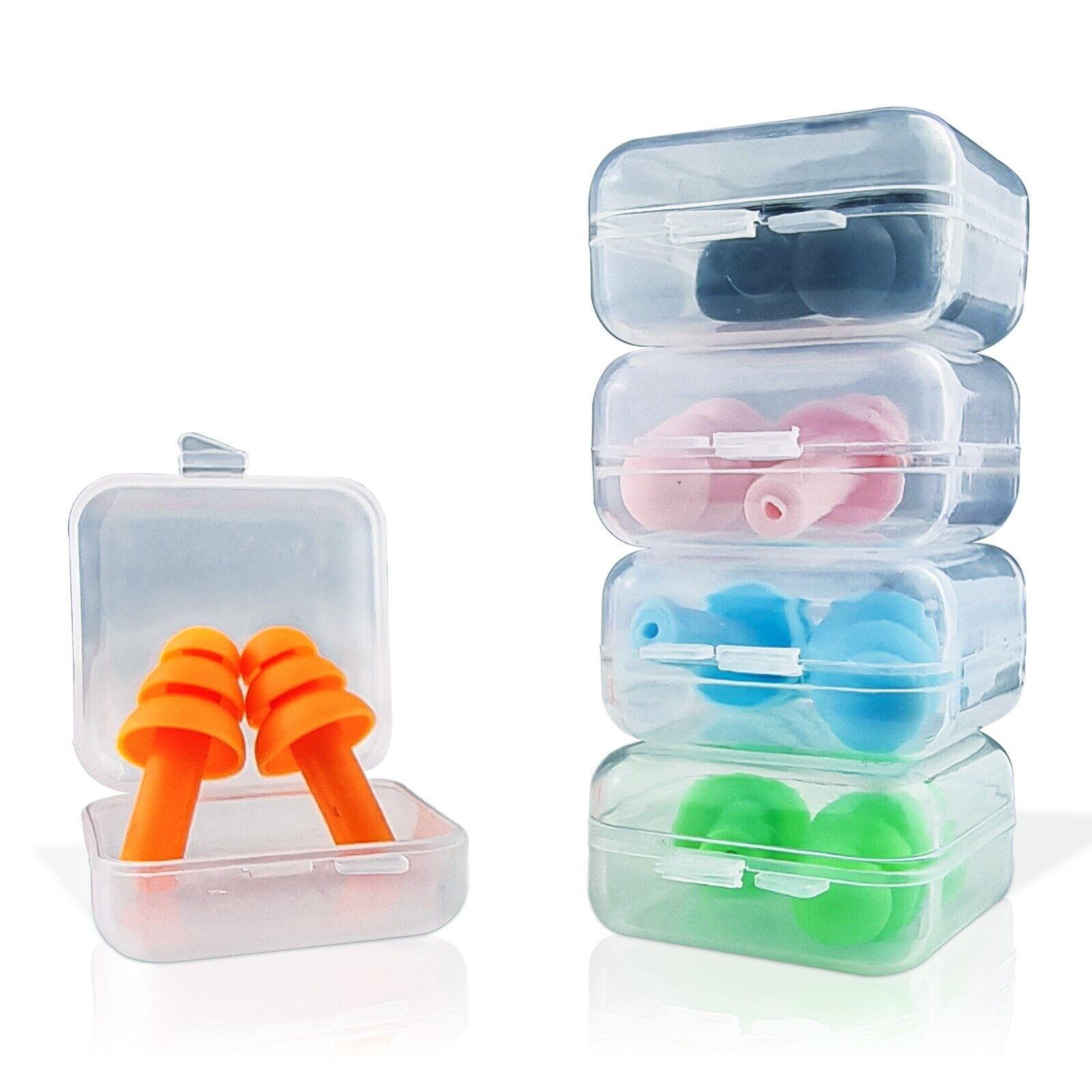 Ear Plug for Noise Cancellation - 5 Pairs Soft Reusable Ear Plug for Noise Cancelling Sleep Swim & Work Swimming - Tophatter Daily Deals