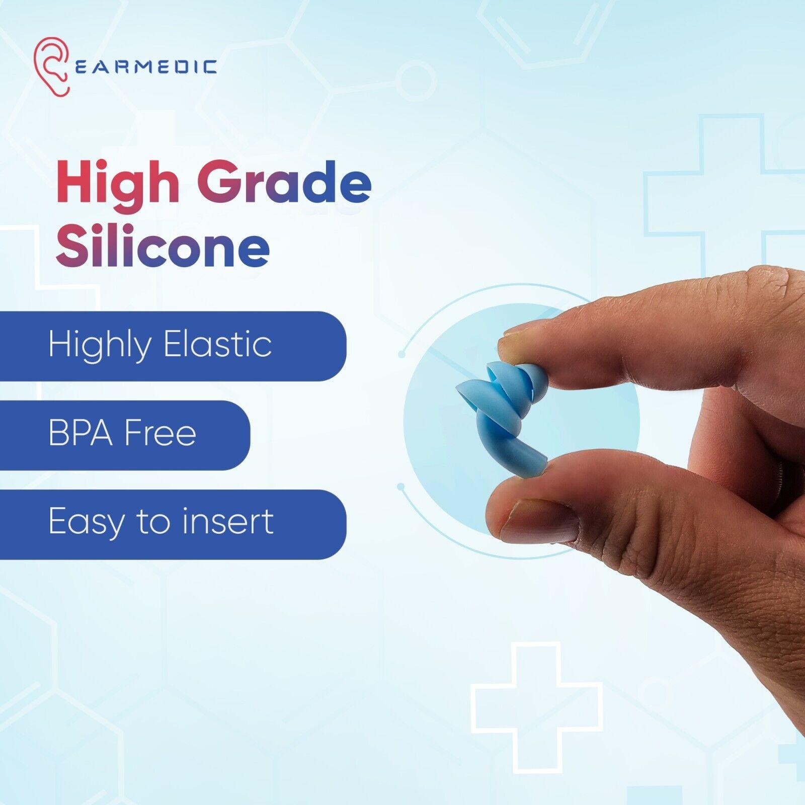 Ear Plug for Noise Cancellation - 5 Pairs Soft Reusable Ear Plug for Noise Cancelling Sleep Swim & Work Swimming - Tophatter Daily Deals