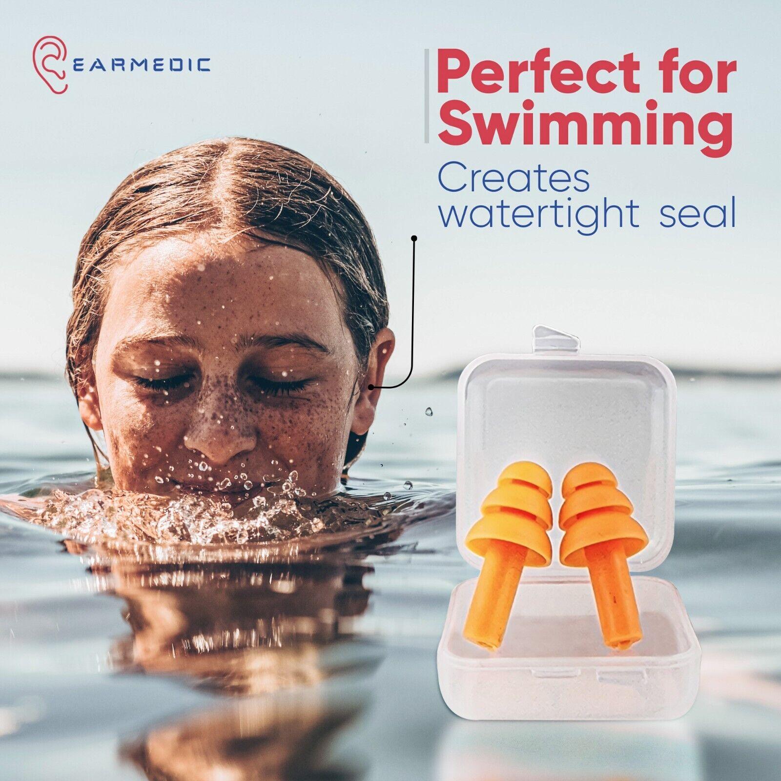 Ear Plug for Noise Cancellation - 5 Pairs Soft Reusable Ear Plug for Noise Cancelling Sleep Swim & Work Swimming - Tophatter Daily Deals