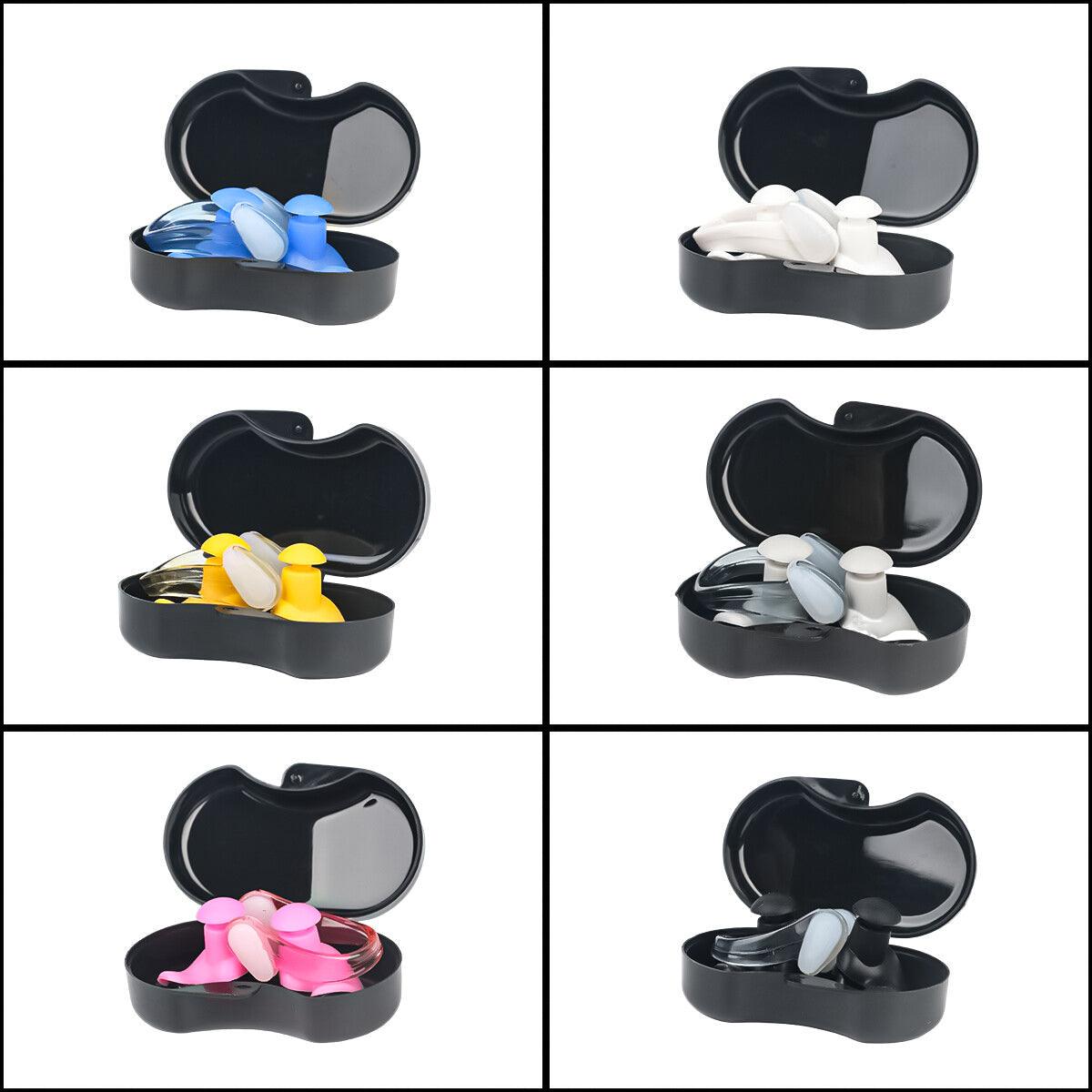 Silicone Ear Plugs for Swimming - 2 Pack Swimming Earplugs, Reusable Silicone Ear Plugs for Swimming, Showering, Surfing, Snorkeling Swimming - Tophatter Daily Deals