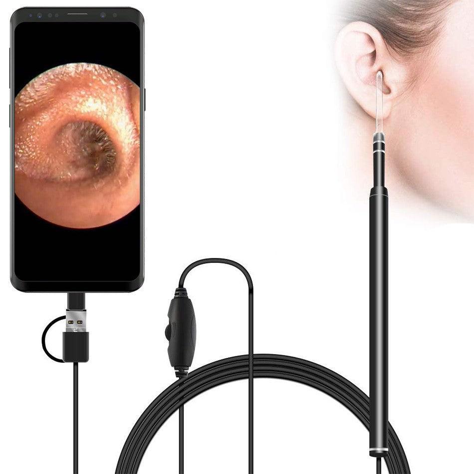 Ear Camera Wax Removal - Wireless WiFi Ear Wax Remover Camera Ear Endoscope Spoon Pick Cleaning Tool Kit New Arrival - Tophatter Daily Deals