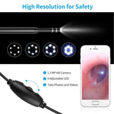 Ear Camera Wax Removal - Wireless WiFi Ear Wax Remover Camera Ear Endoscope Spoon Pick Cleaning Tool Kit New Arrival - Tophatter Daily Deals