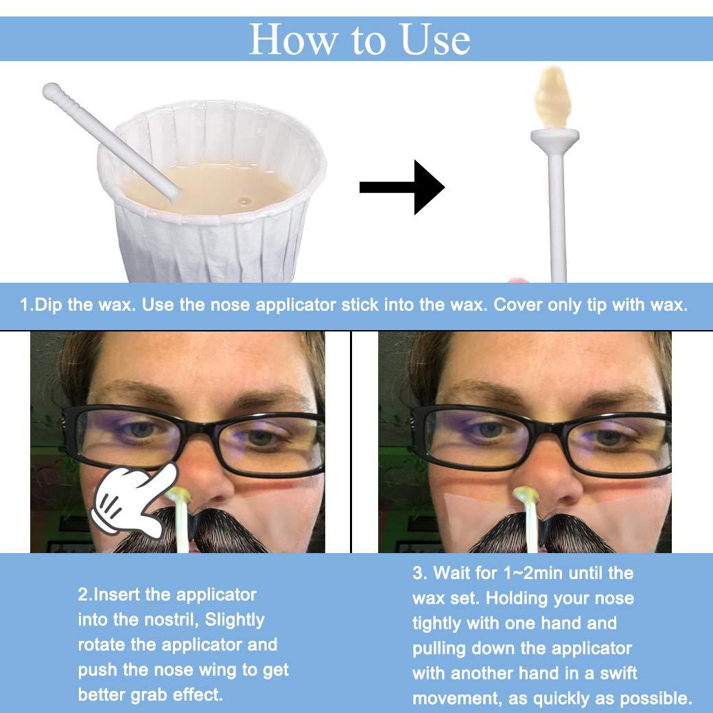 Nose and Ear Wax Kit - Nose Ear Hair Removal Wax Kit Painless & Easy Mens Nasal Waxing Strip Remover Health & Beauty - Tophatter Daily Deals