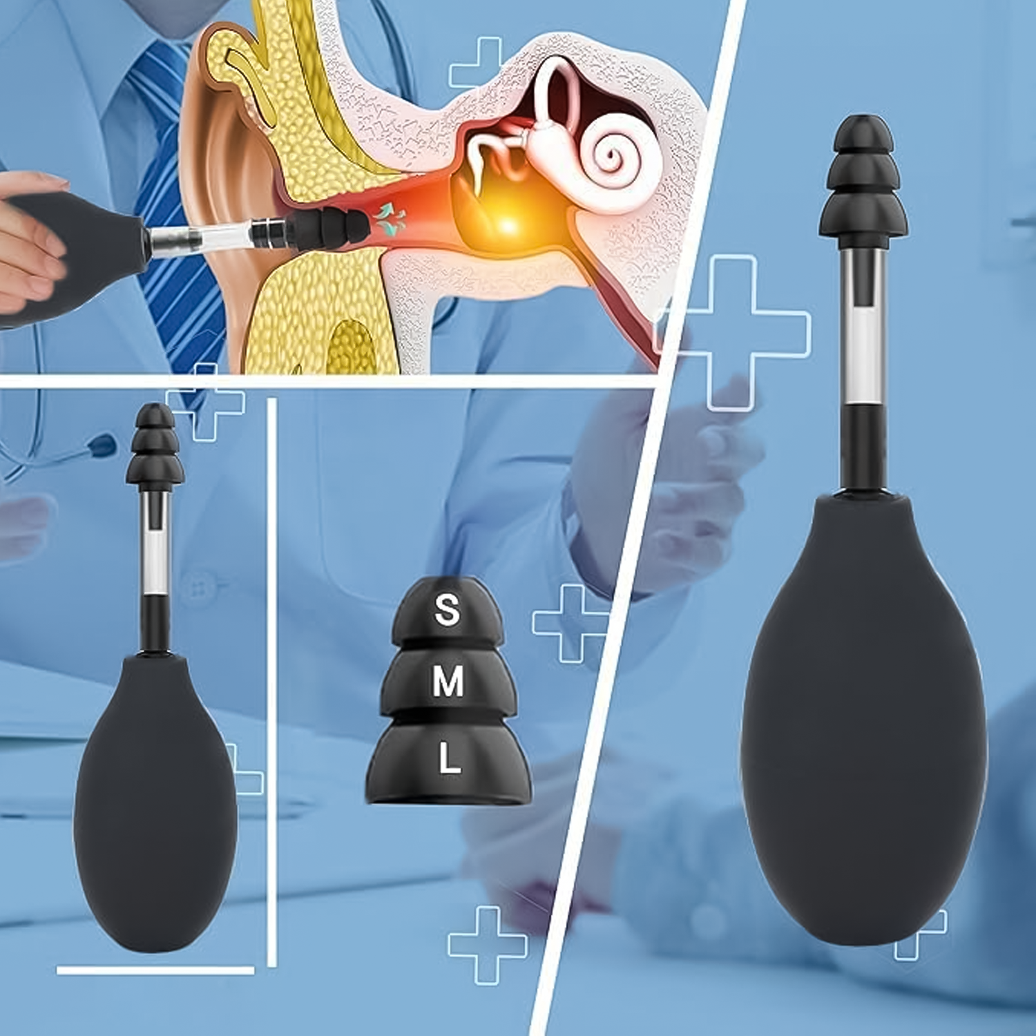 Ear Pressure Relief Device – Natural Tension & Pressure Reduction for Headache Relief Personal Care - Tophatter Daily Deals