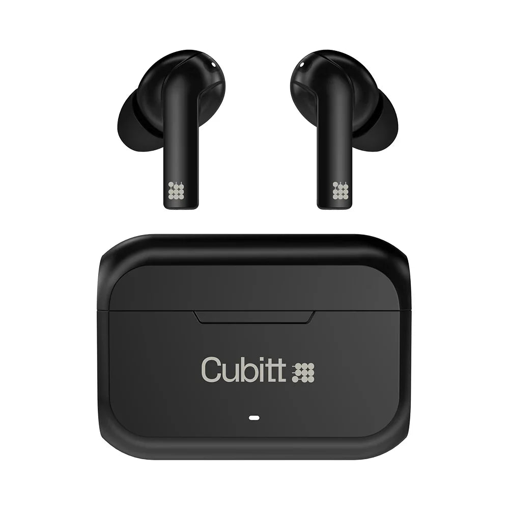 Cubitt Wireless Earbuds Gen2 Black Headphones - Tophatter Daily Deals