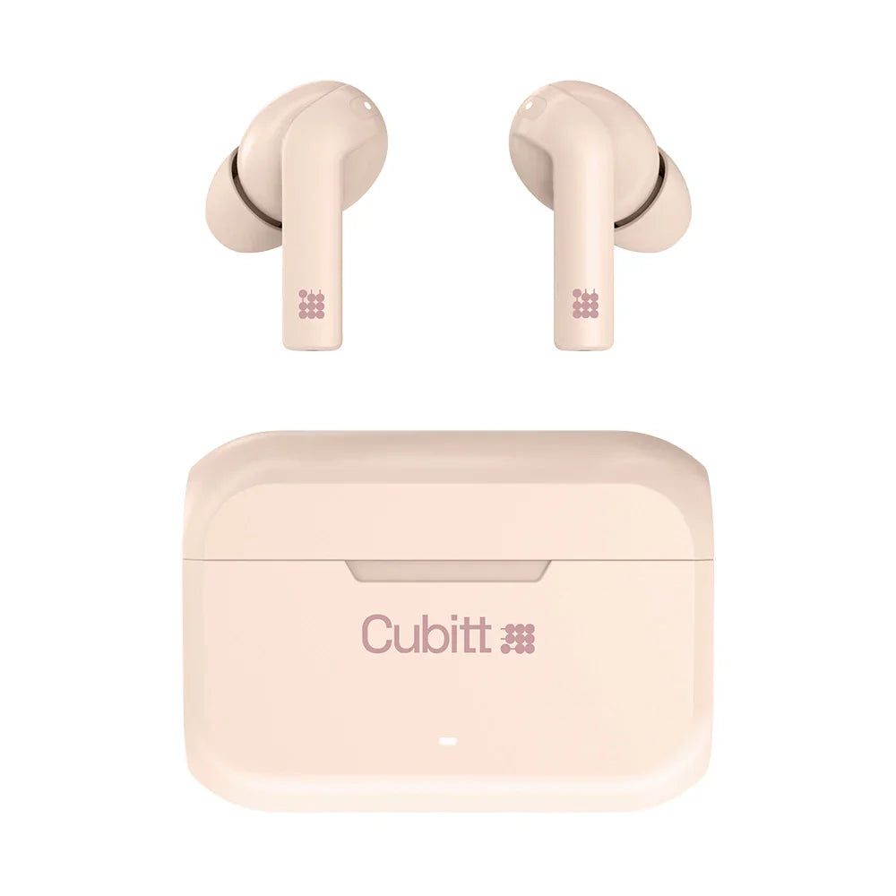 Cubitt Wireless Earbuds Gen2 Pink Headphones - Tophatter Daily Deals