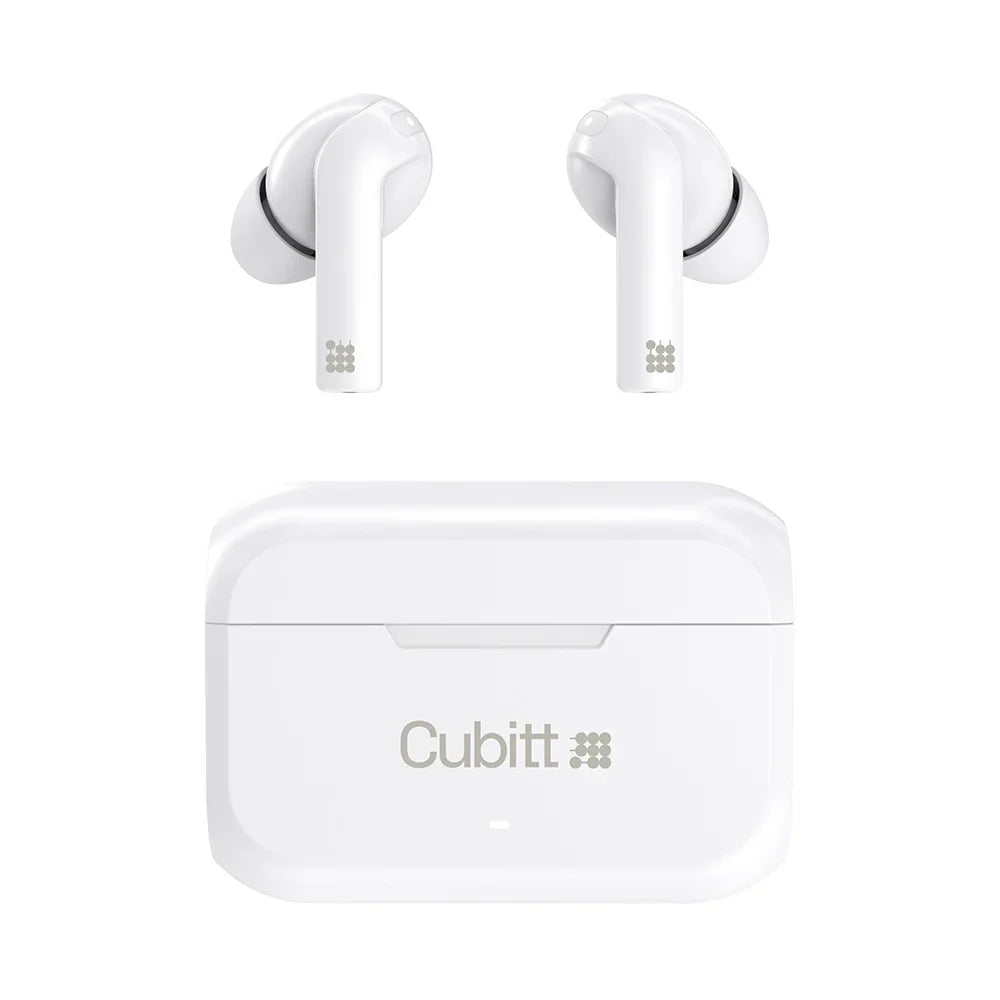 Cubitt Wireless Earbuds Gen2 White Headphones - Tophatter Daily Deals