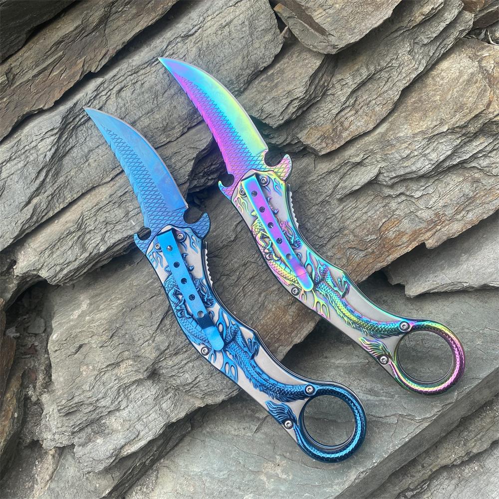 Eastern Dragon Folding Knife - Tophatter Daily Deals