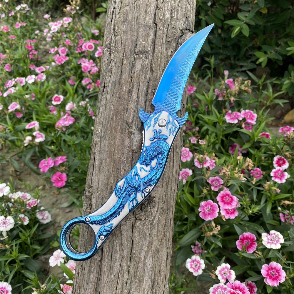 Eastern Dragon Folding Knife - Tophatter Daily Deals