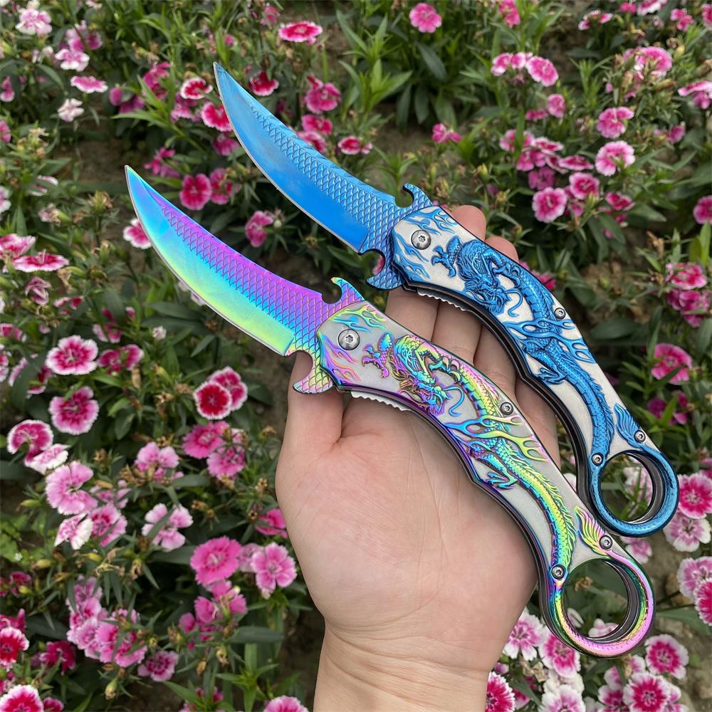 Eastern Dragon Folding Knife - Tophatter Daily Deals