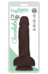 Easy Riders 7 Inch Slim Bioskin Dong With Balls Chocolate > Dildos > Slim Dildos - Tophatter Daily Deals