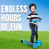 Kids Scooter 3 Wheel – 3 in 1 Height Adjustable Toddler Scooter with Removeable Seat for Boys & Girls Sports Toys - Tophatter Daily Deals