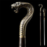 Ebony Wood Snake-Head Sword Cane - Tophatter Daily Deals