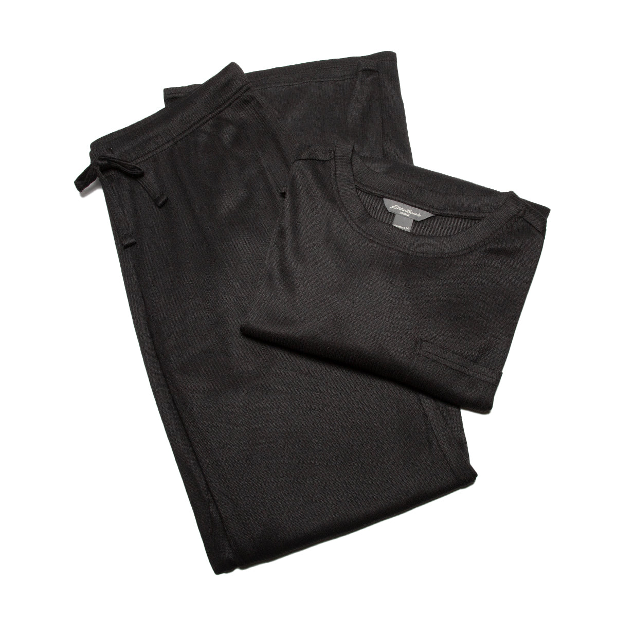 Eddie Bauer Women's 2 Piece Long Sleeve Ribbed Sleepwear Set Sleepwear - Tophatter Daily Deals