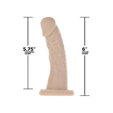 Edward 6 Inch Beige Dong Dildo for G-Spot Stimulation > Dildos > Realistic Dildos - Tophatter Daily Deals