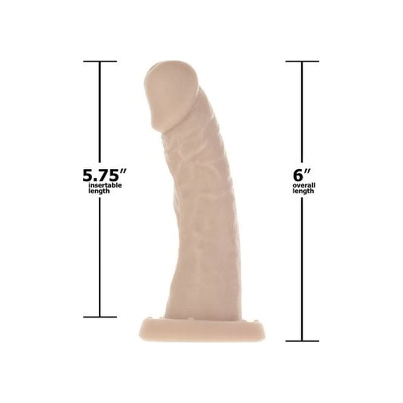 Edward 6 Inch Beige Dong Dildo for G-Spot Stimulation > Dildos > Realistic Dildos - Tophatter Daily Deals