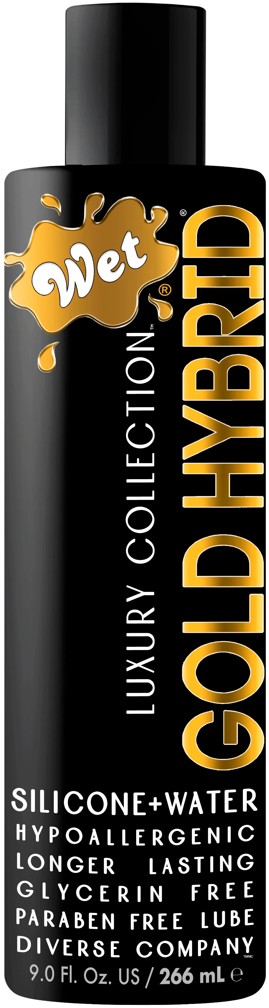 Wet Gold Hybrid Water Silicone Blend – Hypoallergenic Lubricant 9 Fl Oz > Lube > Hybrid - Tophatter Daily Deals