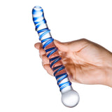 Mr Swirly 6.5 Inch Glass G-Spot Dildo for Intimate Pleasure > Glass > Dildos - Tophatter Daily Deals