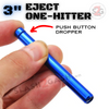 Metal Cigarette Shape One Hitter w/ Eject Dug Out - 3" Smoking Pipe Smoking Accessories - Tophatter Daily Deals