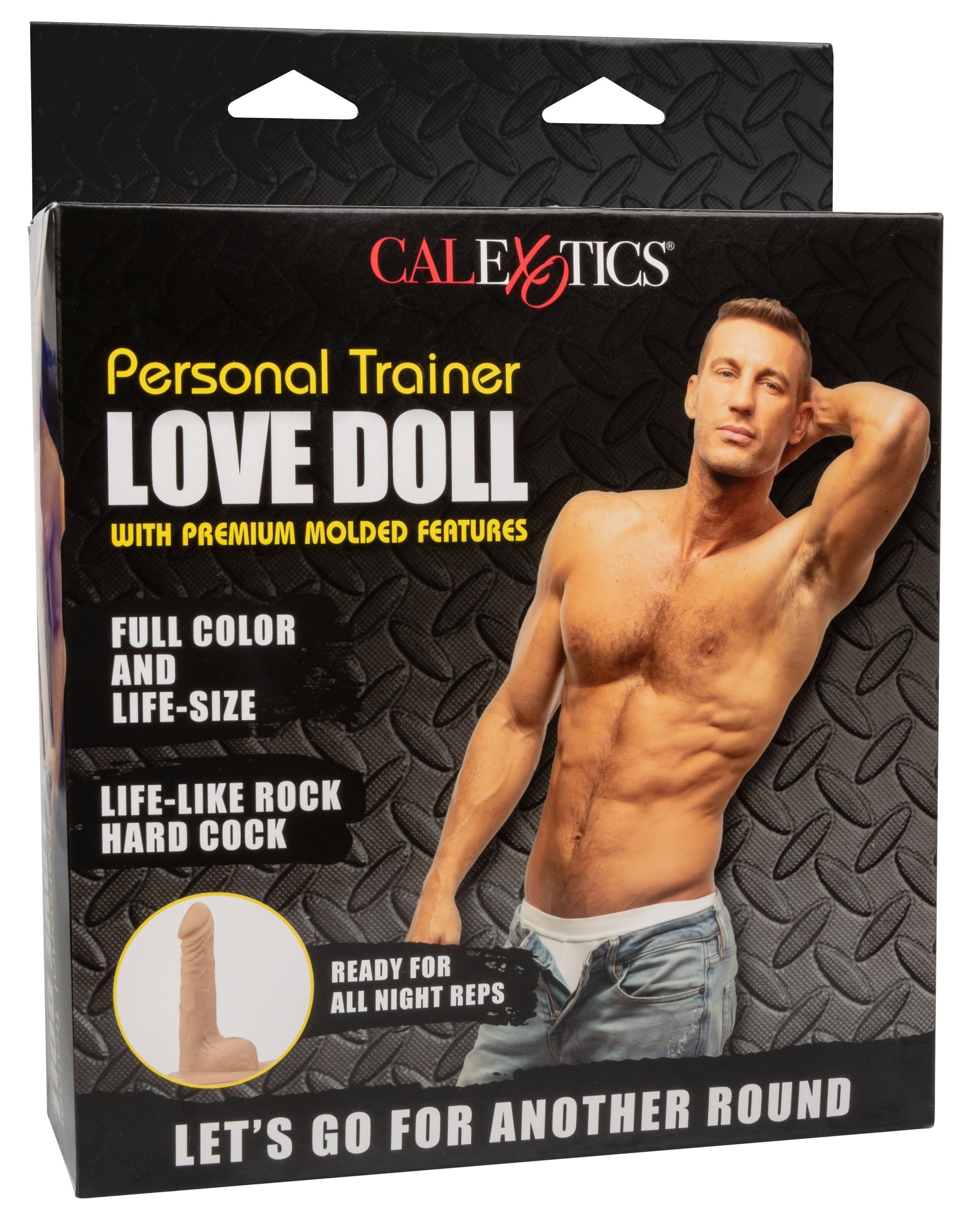 Personal Trainer Love Doll Life-Size Male Inflatable Sex Doll with Full Colour Face and 5.5 Inch Life-Like Cock > Sex Toys > Sex Dolls > Novelty Inflatables - Tophatter Daily Deals