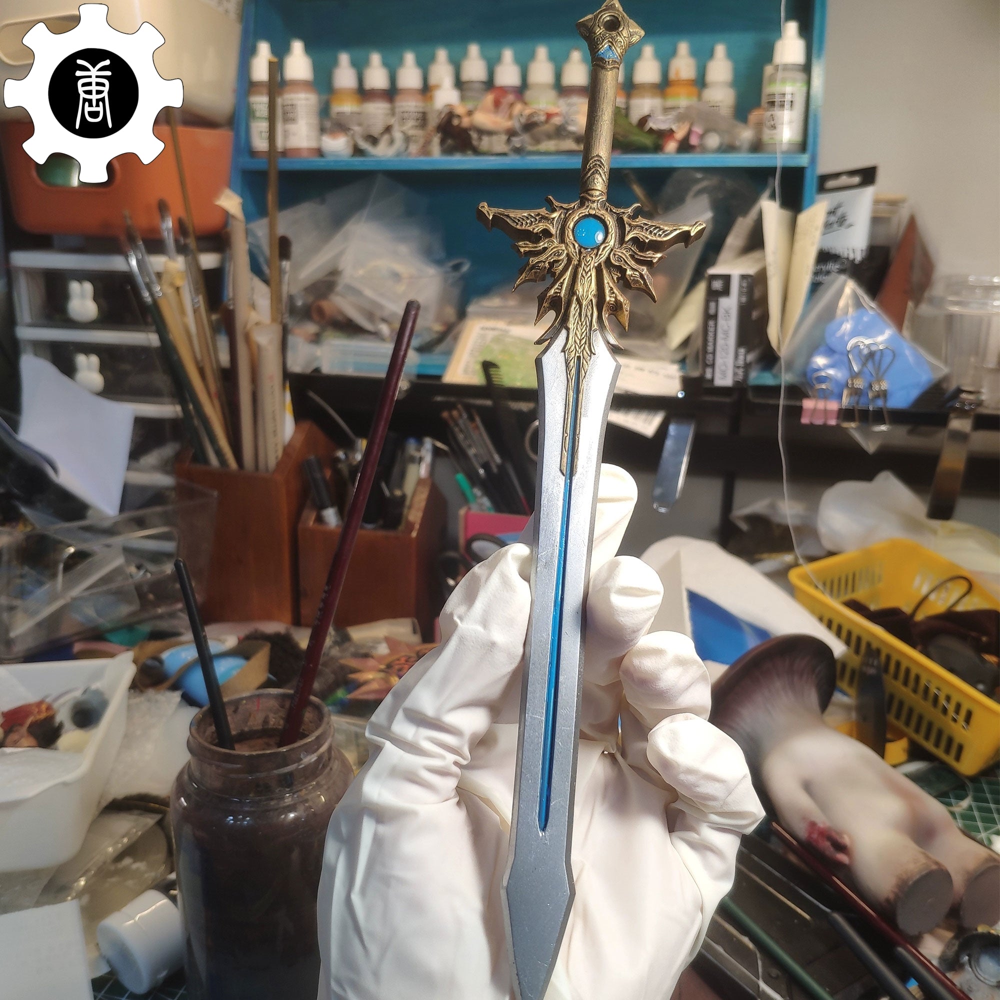 3D Printed 1: 6 Scale El'Druin Sword Of Justice - Tophatter Daily Deals