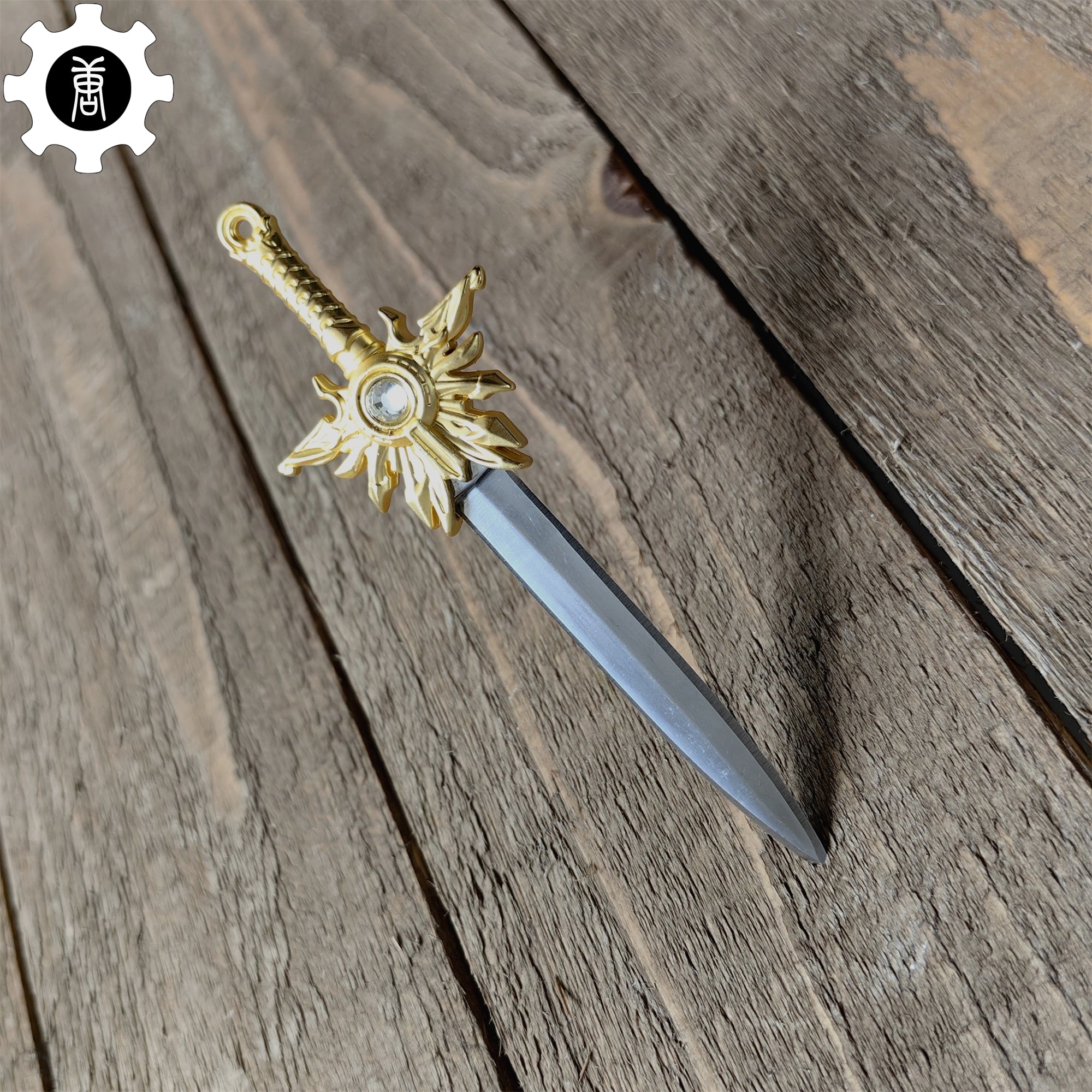 El'druin Tyrael Sword Mini Metal Replica EDC Knife - Tophatter Daily Deals