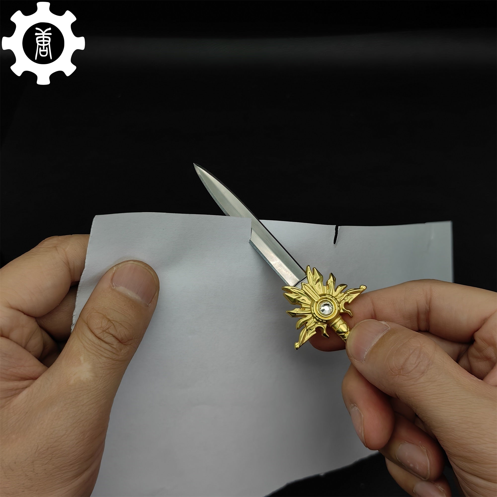 El'druin Tyrael Sword Mini Metal Replica EDC Knife - Tophatter Daily Deals