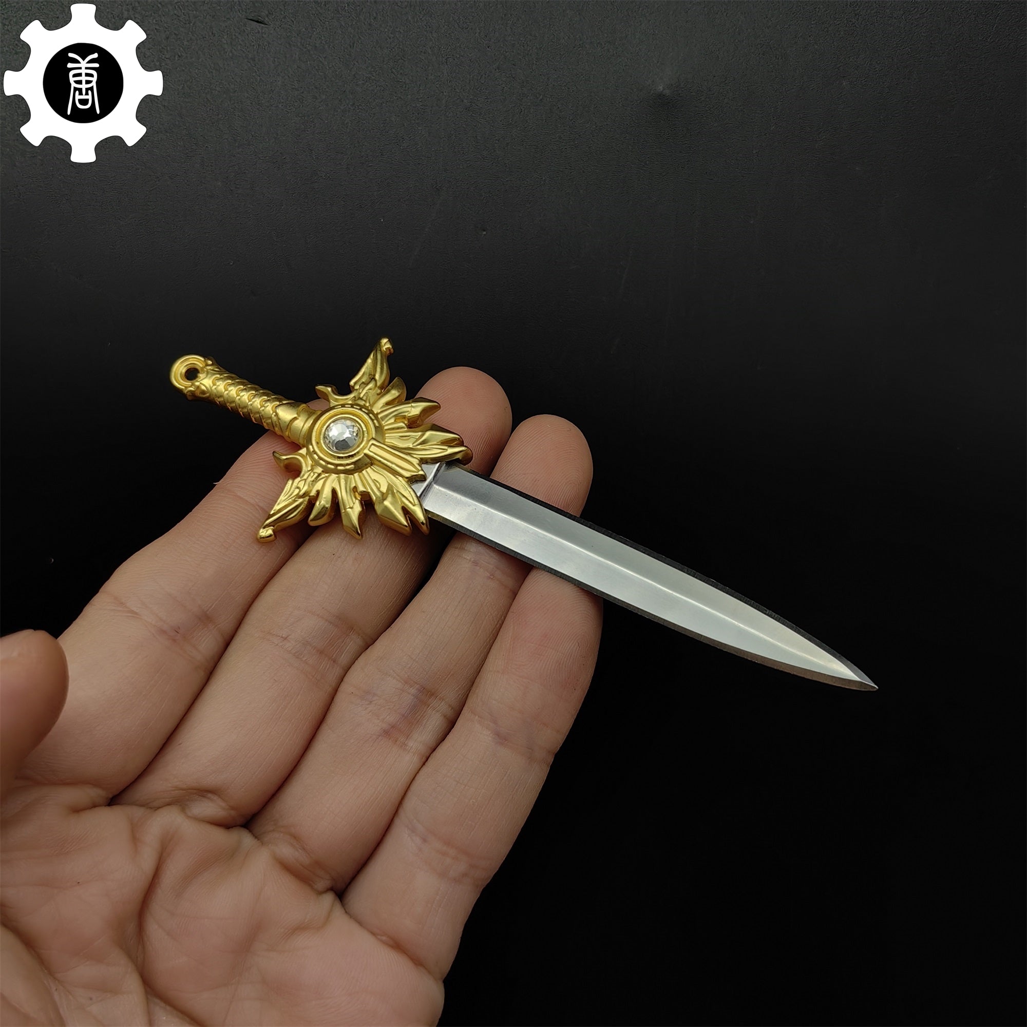 El'druin Tyrael Sword Mini Metal Replica EDC Knife - Tophatter Daily Deals