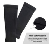Calf Compression Sleeve UK - Elastic Calf Support Compression Sleeves Running Leg XL Exercise & Fitness - Tophatter Daily Deals