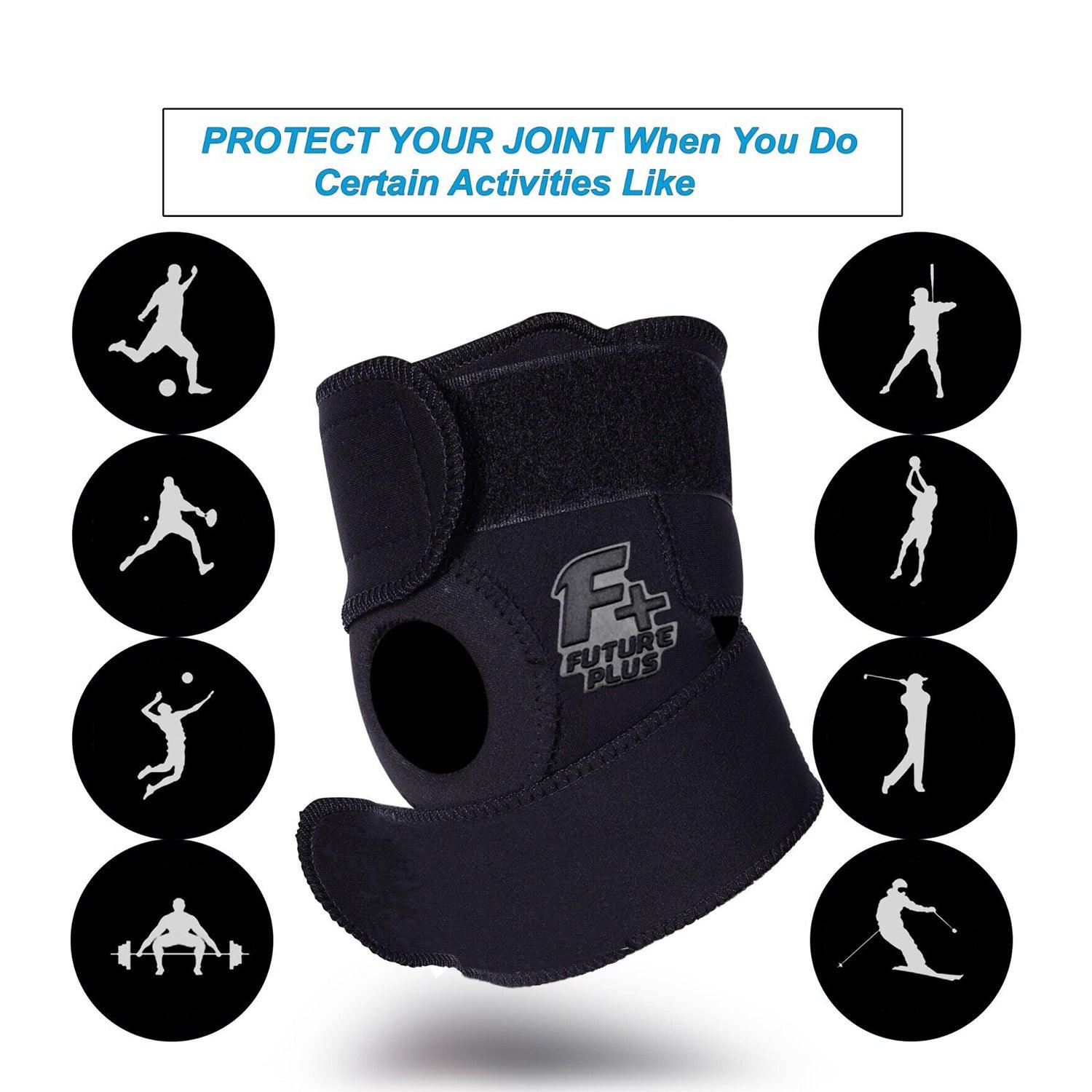 Best Elbow Support for Arthritis UK - Neoprene Adjustable Elbow Support Brace Exercise & Fitness - Tophatter Daily Deals