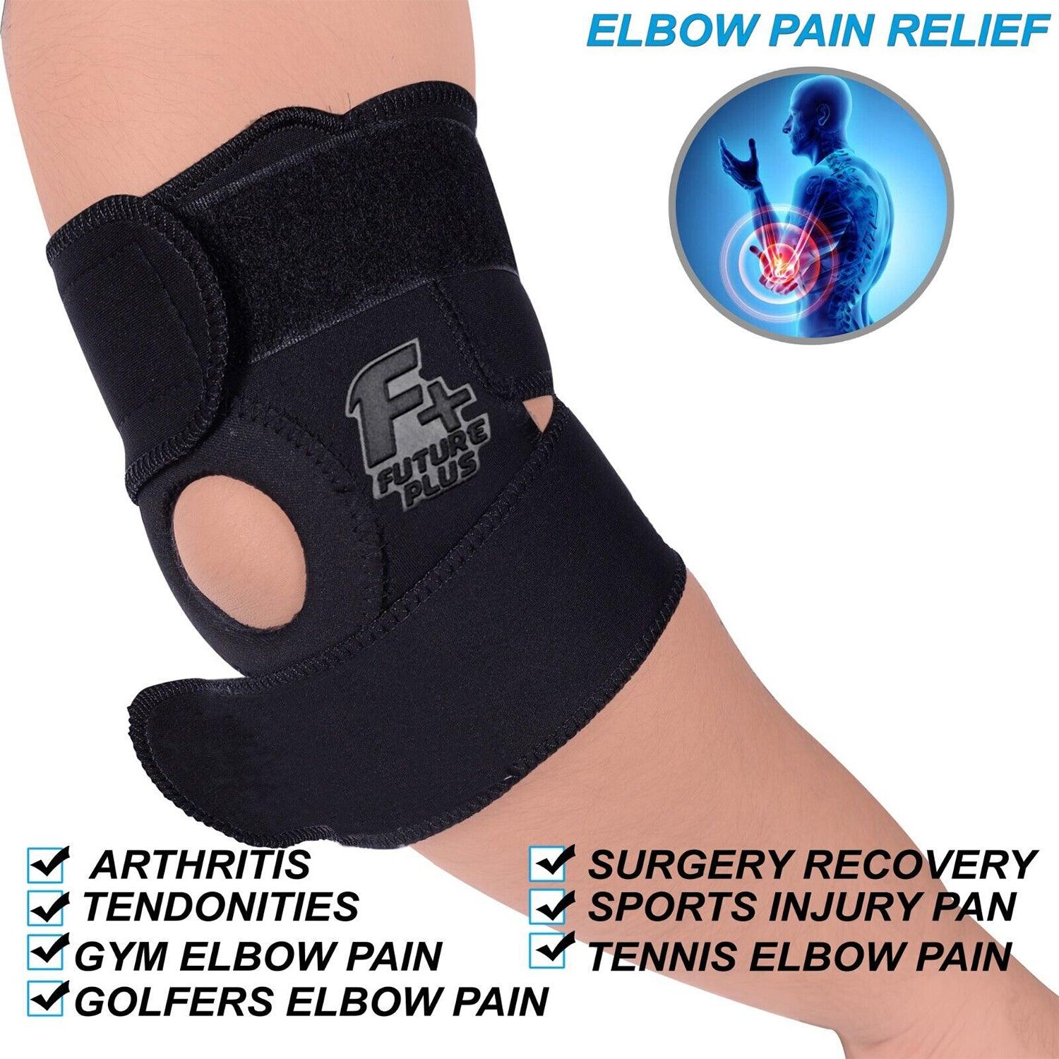Best Elbow Support for Arthritis UK - Neoprene Adjustable Elbow Support Brace Exercise & Fitness - Tophatter Daily Deals