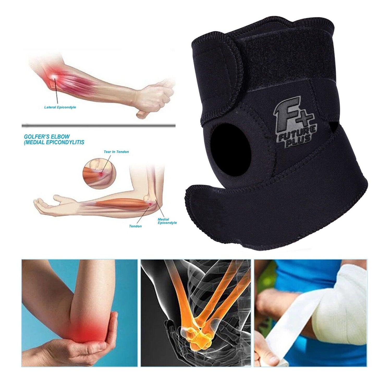 Best Elbow Support for Arthritis UK - Neoprene Adjustable Elbow Support Brace Exercise & Fitness - Tophatter Daily Deals
