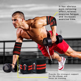 Weight Lifting Elbow Straps - 1 Pair Elbow Wraps Heavy Duty Sleeves Weight Lifting Elbow Wrap Exercise & Fitness - Tophatter Daily Deals