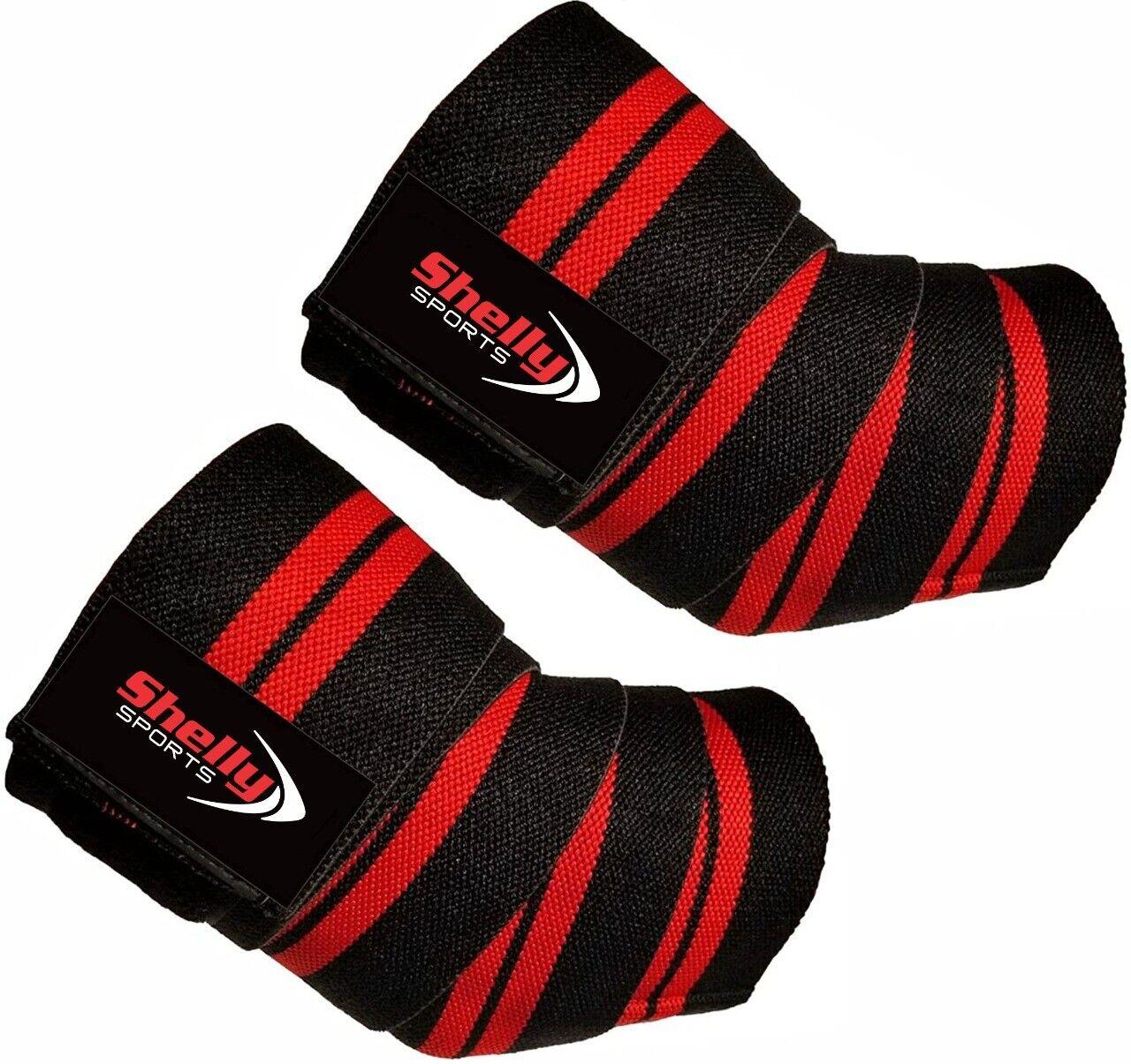 Weight Lifting Elbow Straps - 1 Pair Elbow Wraps Heavy Duty Sleeves Weight Lifting Elbow Wrap Red Exercise & Fitness - Tophatter Daily Deals