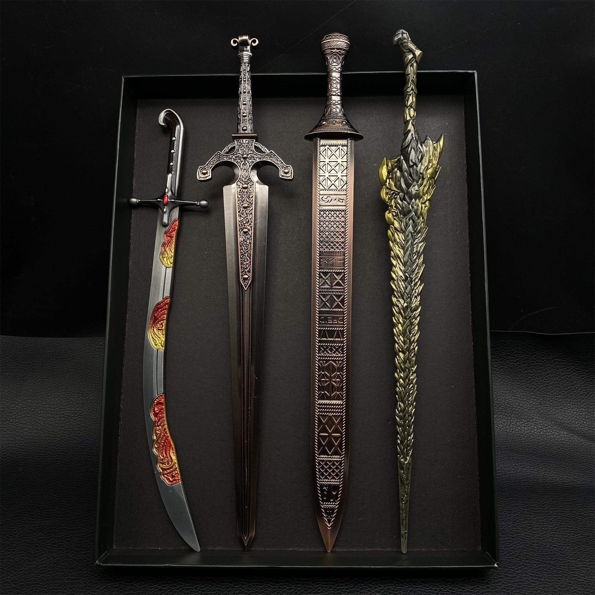 ER Sword Metal Replica Collection 4 Swords - Tophatter Daily Deals
