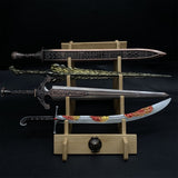 ER Sword Metal Replica Collection 4 Swords & Stand - Tophatter Daily Deals