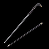 (Elder) Stainless Damascus Steel Dual-Handed Cane Knife - Tophatter Daily Deals